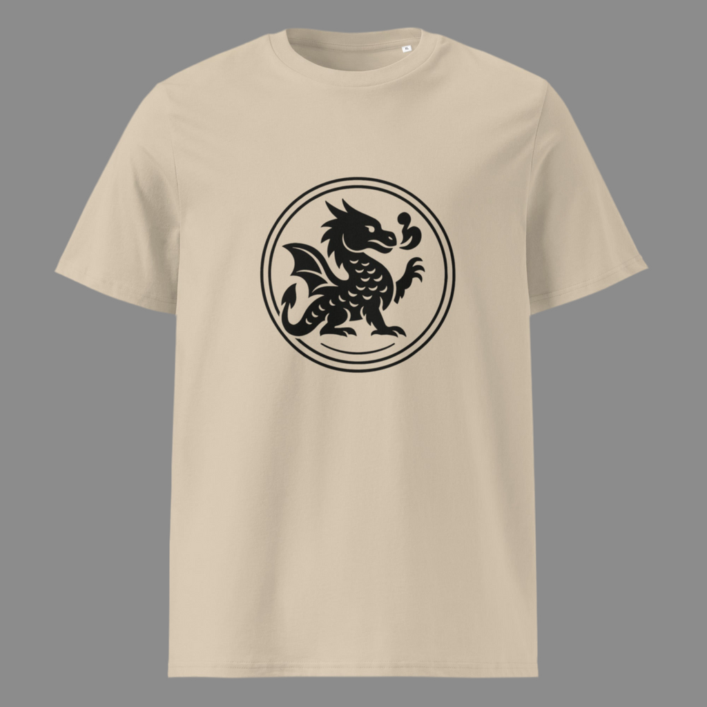 Unisex organic ribbed neck t-shirt